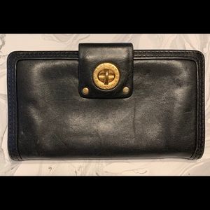 MARC BY MARC JACOBS black leather wallet